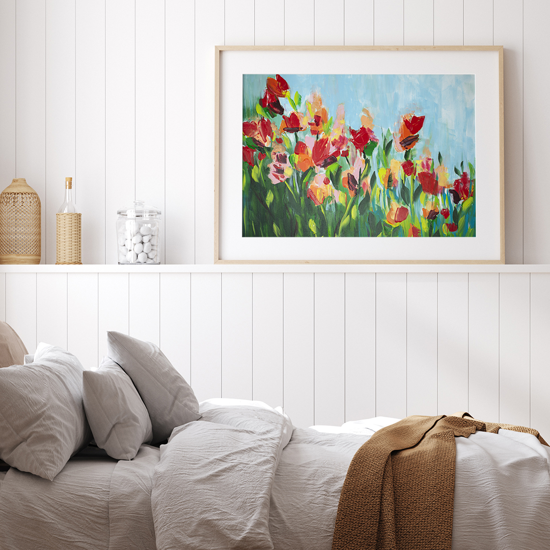 Red Meets Orange – Canvas