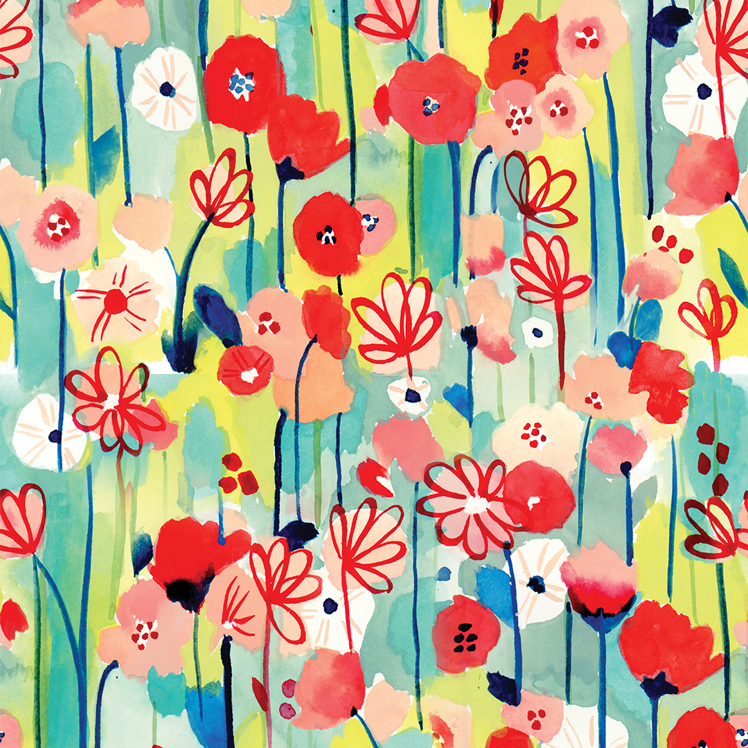 Wildflower Party - Seamless Pattern - Product Preview