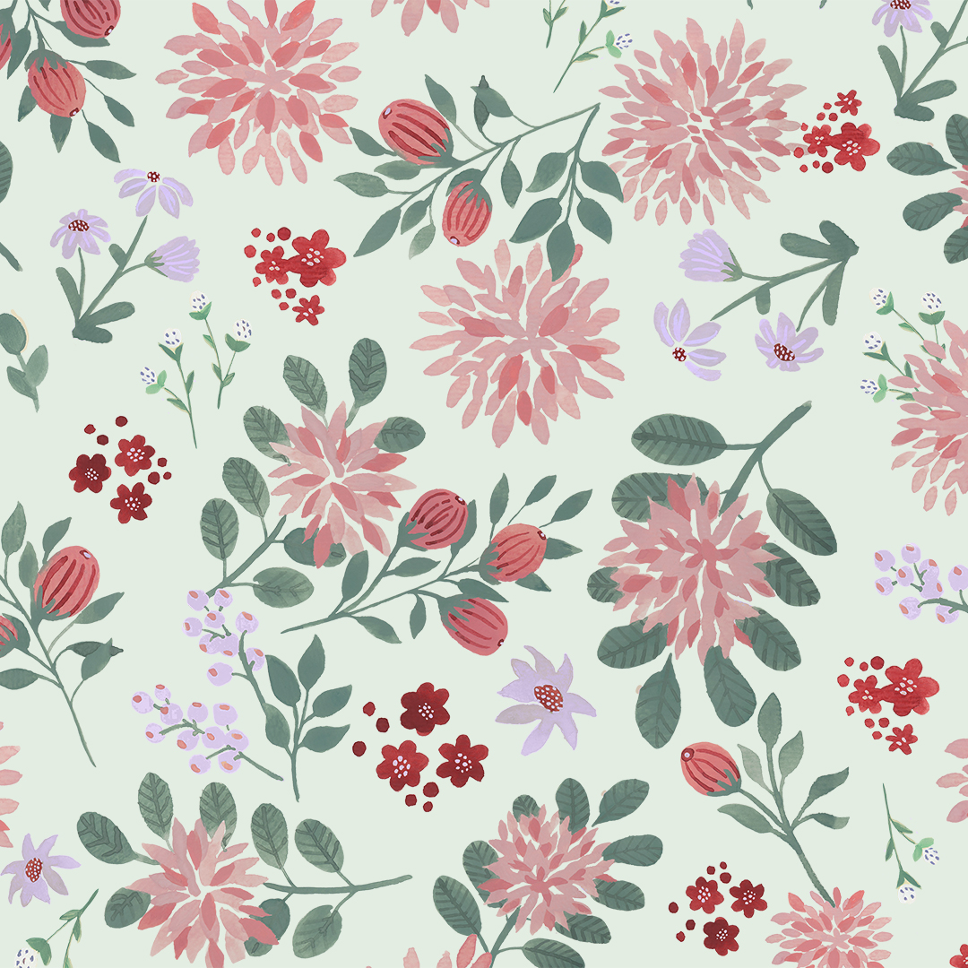 Pink Pods - Seamless Pattern - Product Preview