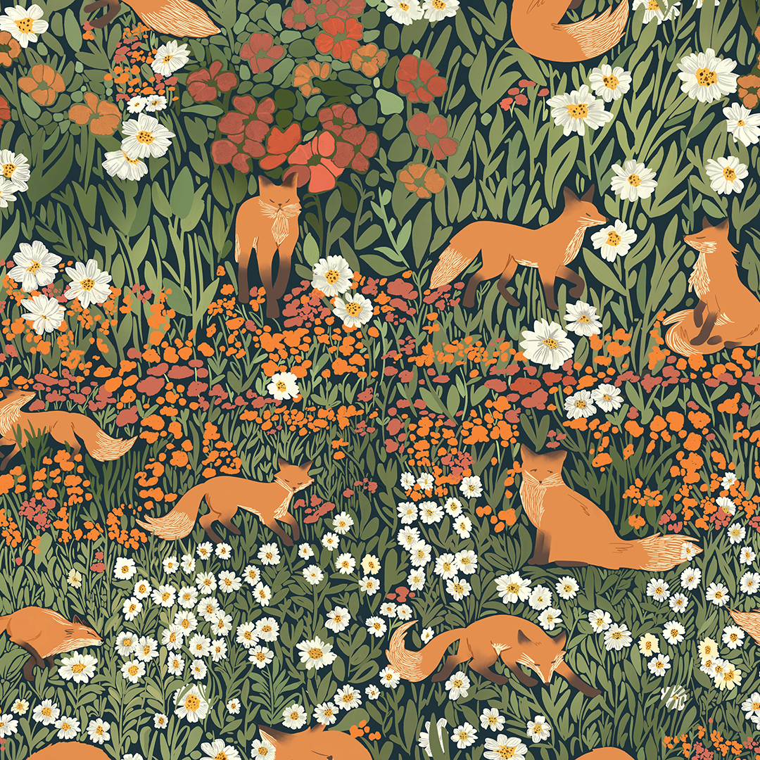 What Does the Fox Say - Seamless Pattern - product preview
