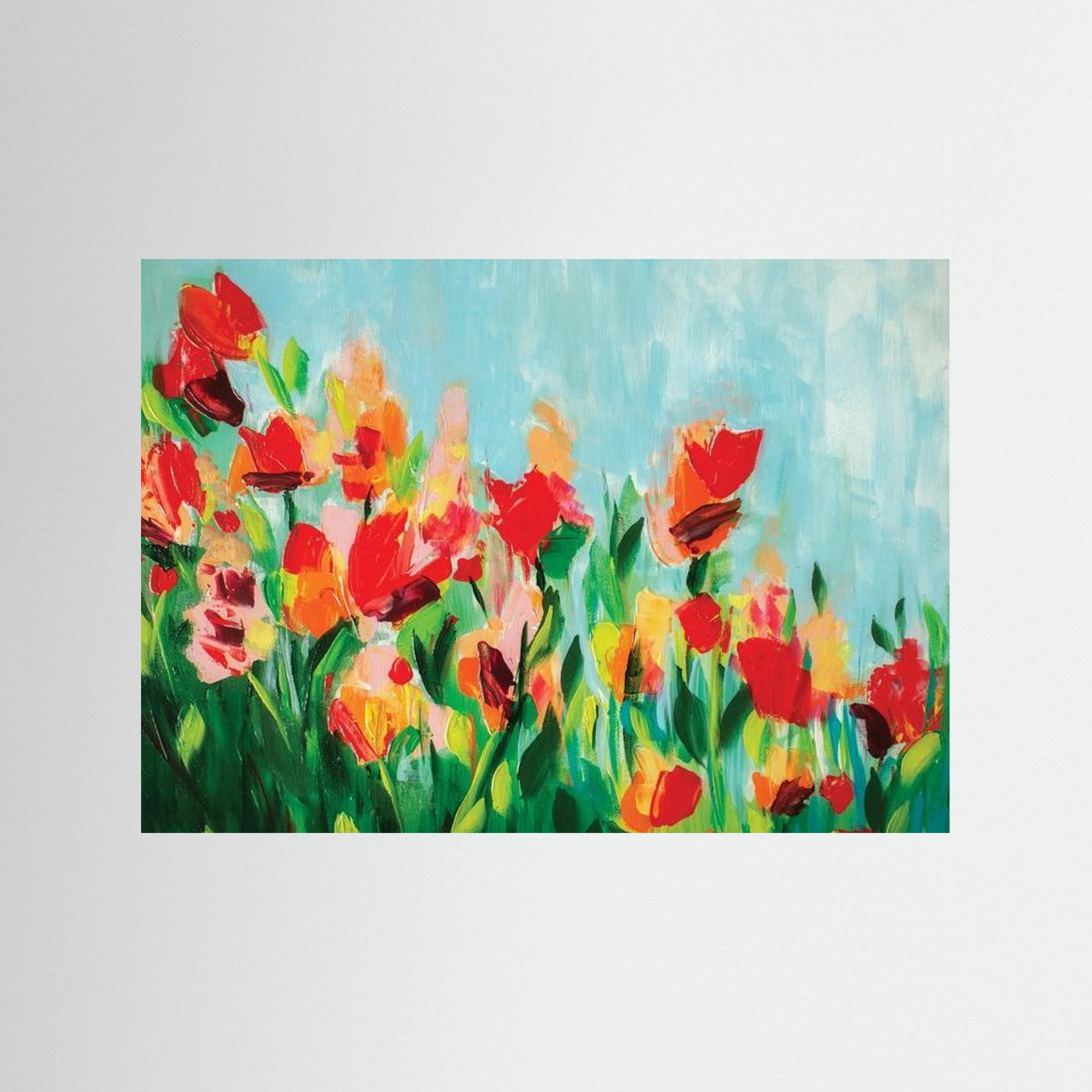 Red Meets Orange - Fine Art