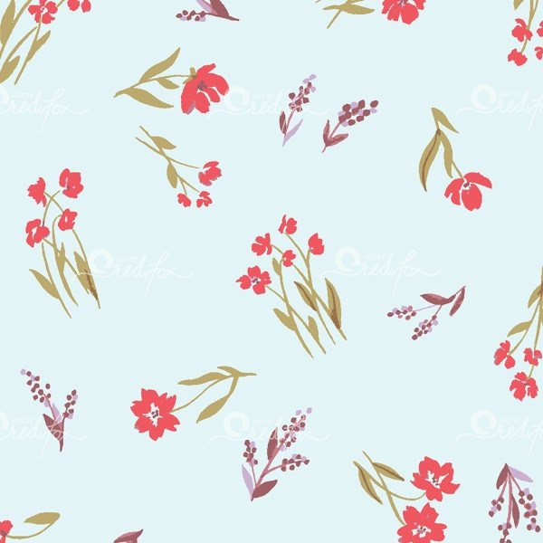 Purple and Red - Seamless Pattern - Product Preview