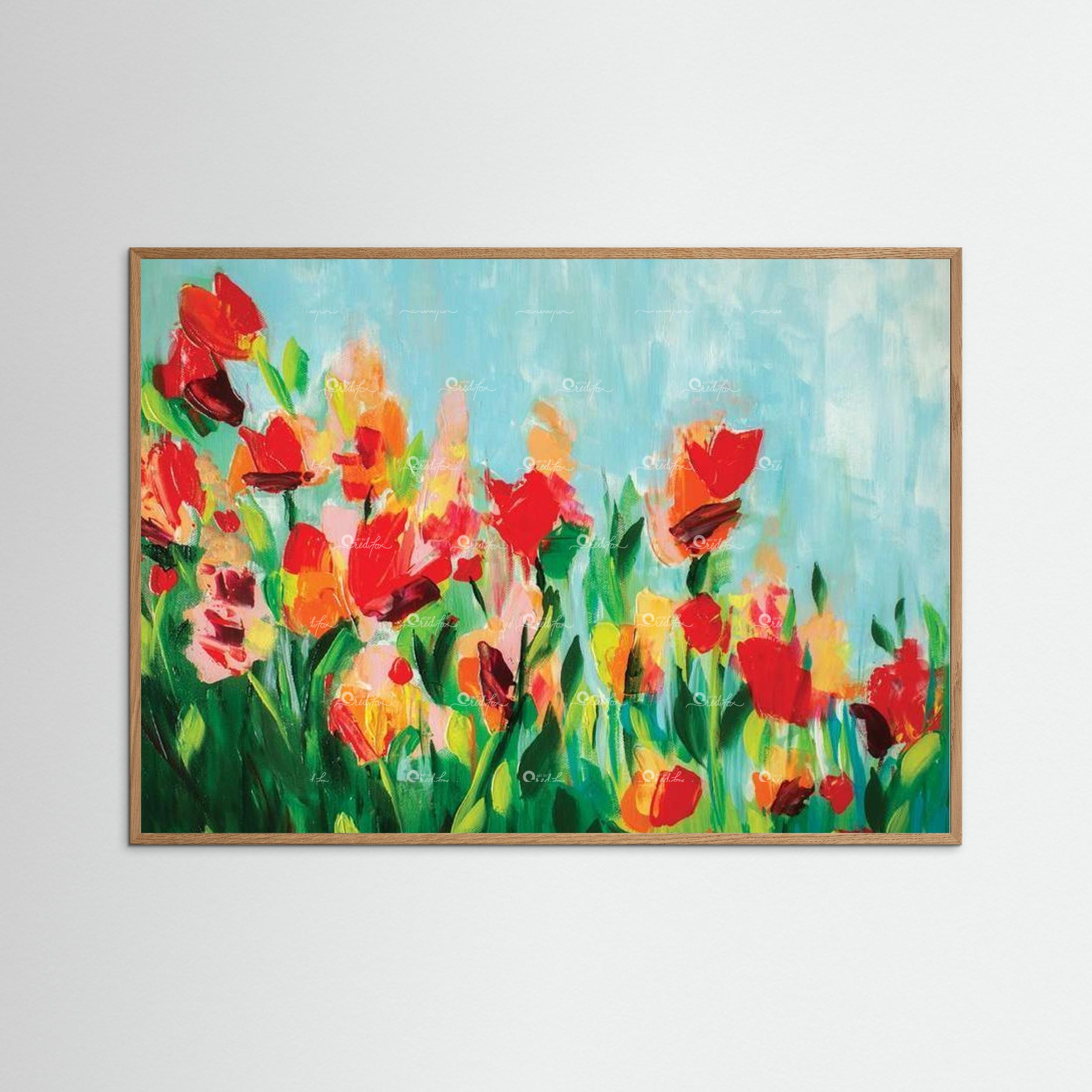 Red Meets Orange - Fine Art