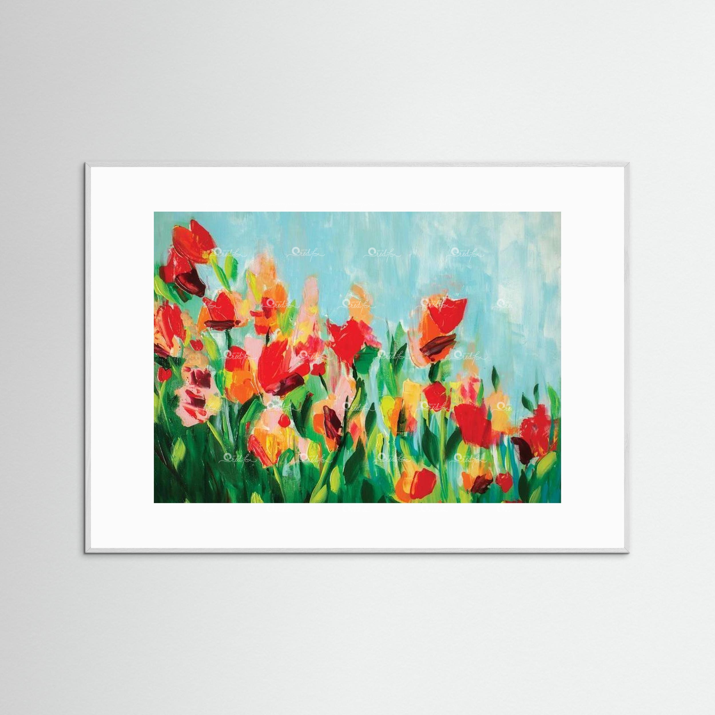 Red Meets Orange - Fine Art